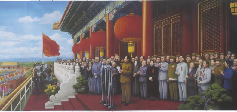 49年新中国成立,开国大典上贺龙与周总理打哑谜:还记得那首诗吗