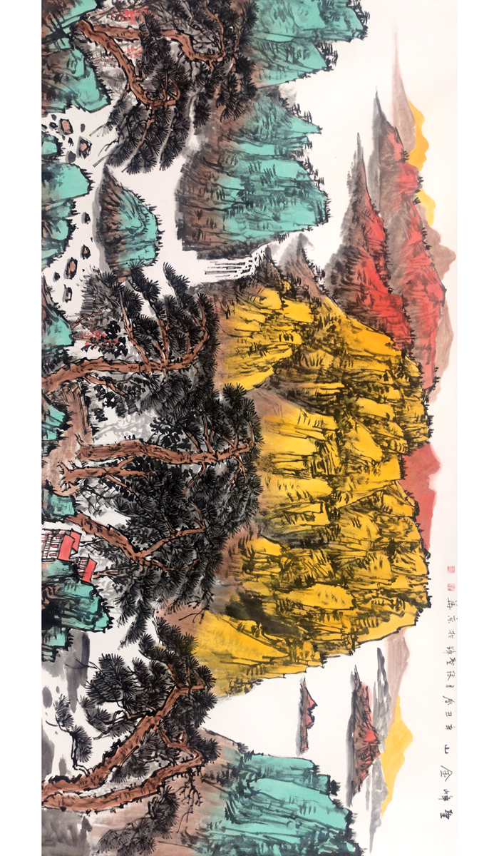 圣峰金山系列——当代山水画名家·张圣锋
