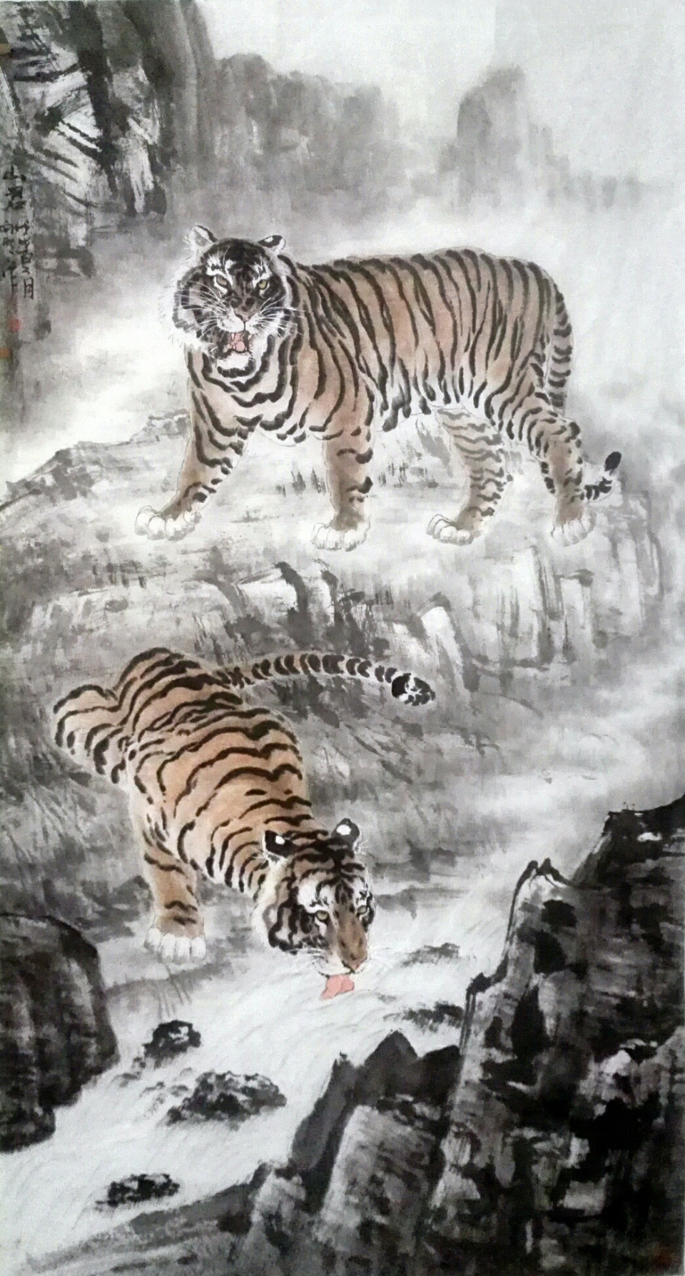 「百年传承」闪耀中华·虎啸生风——画家向明艺术作品展