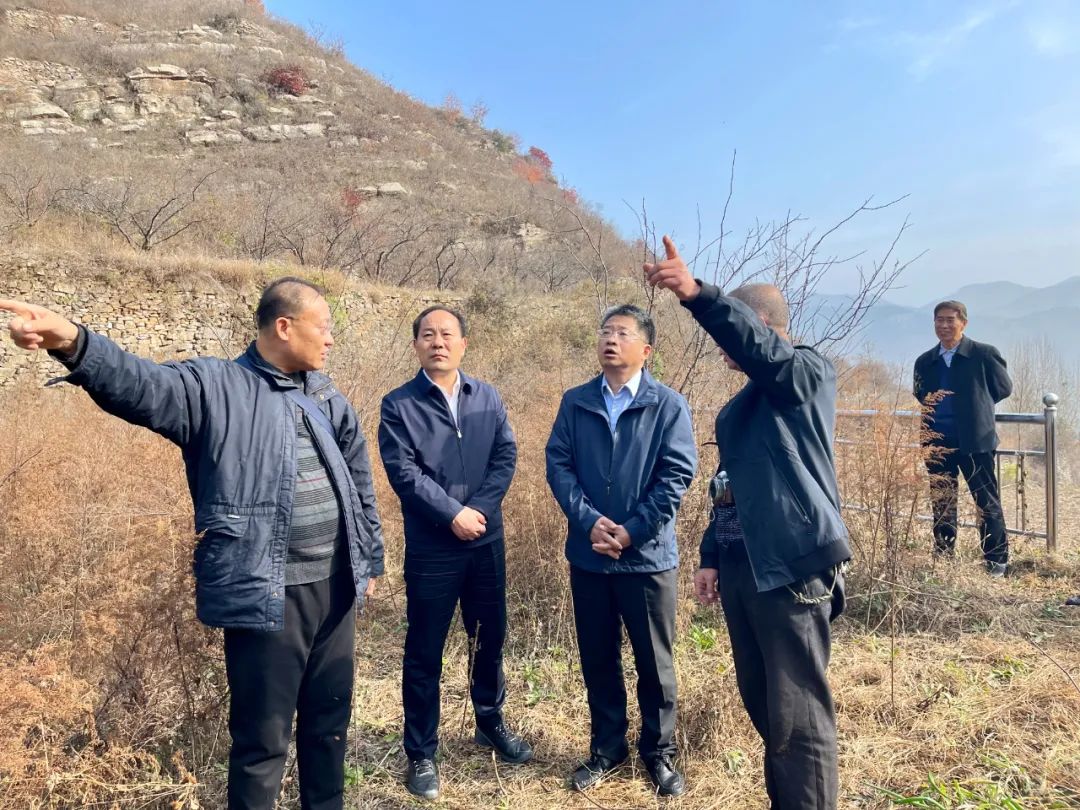 市调研组来博山镇下庄村开展红色遗址调研