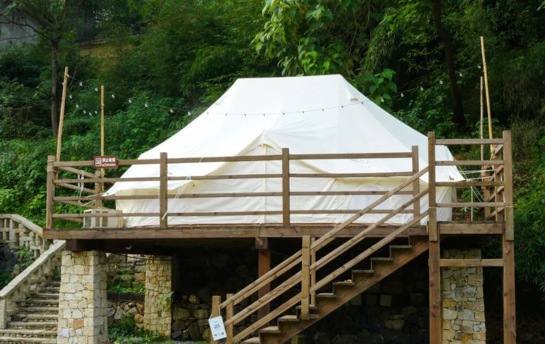 望仙谷帐篷露营:太有诗意,仰望夜空,遥想人生的感觉