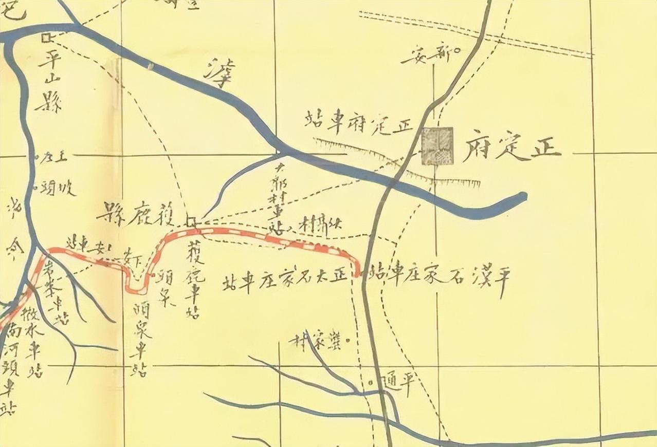 石家庄一座古城,为何在老卫星图中显得极空旷,全城仅一半有建筑