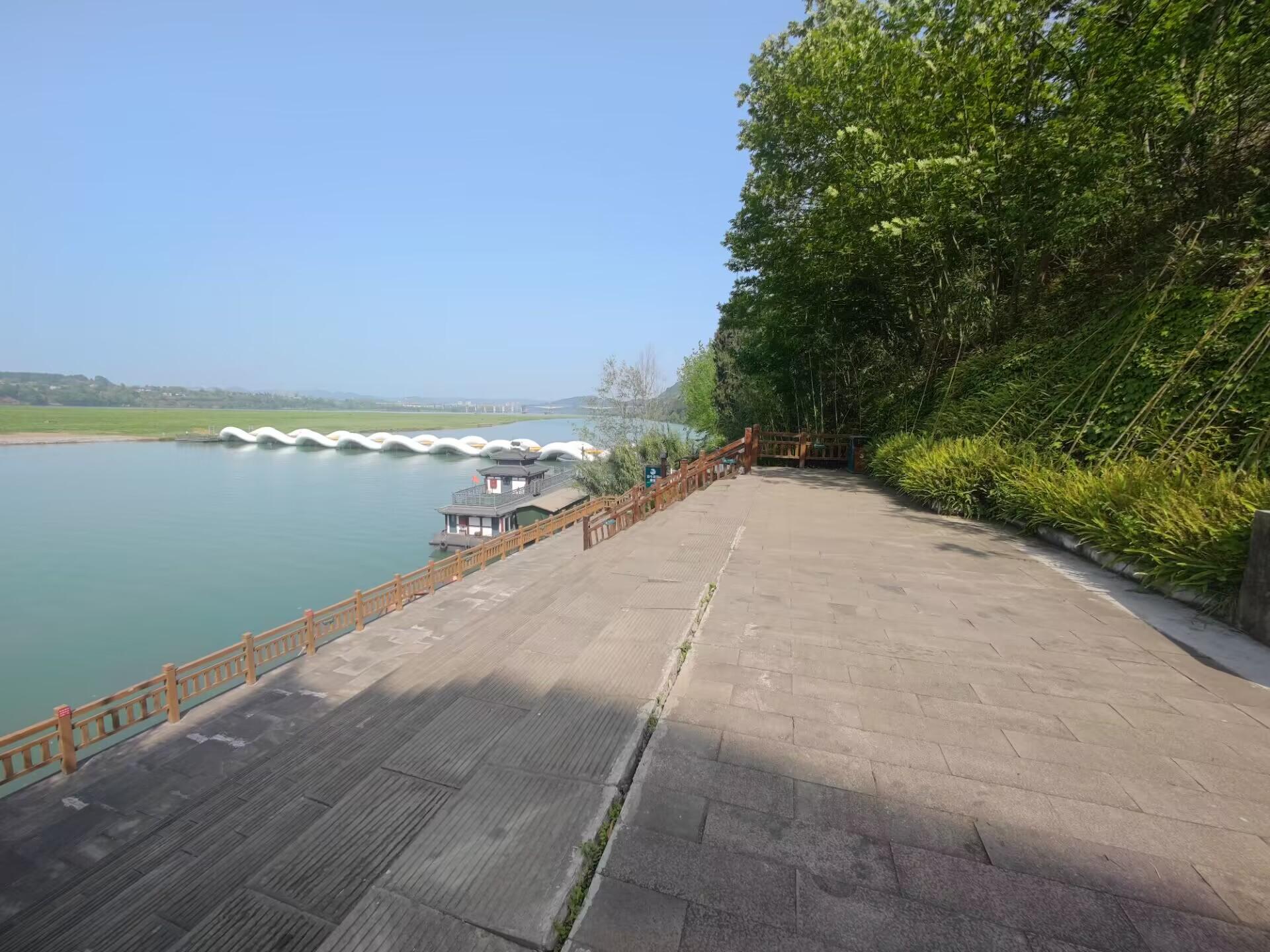 蓬安百牛渡江景区,平时游人不多,还存在这些情况!