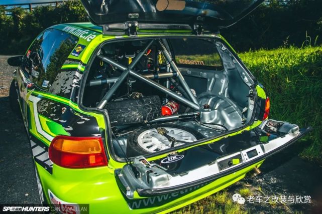 移植k20a的本田思域eg拉力赛车