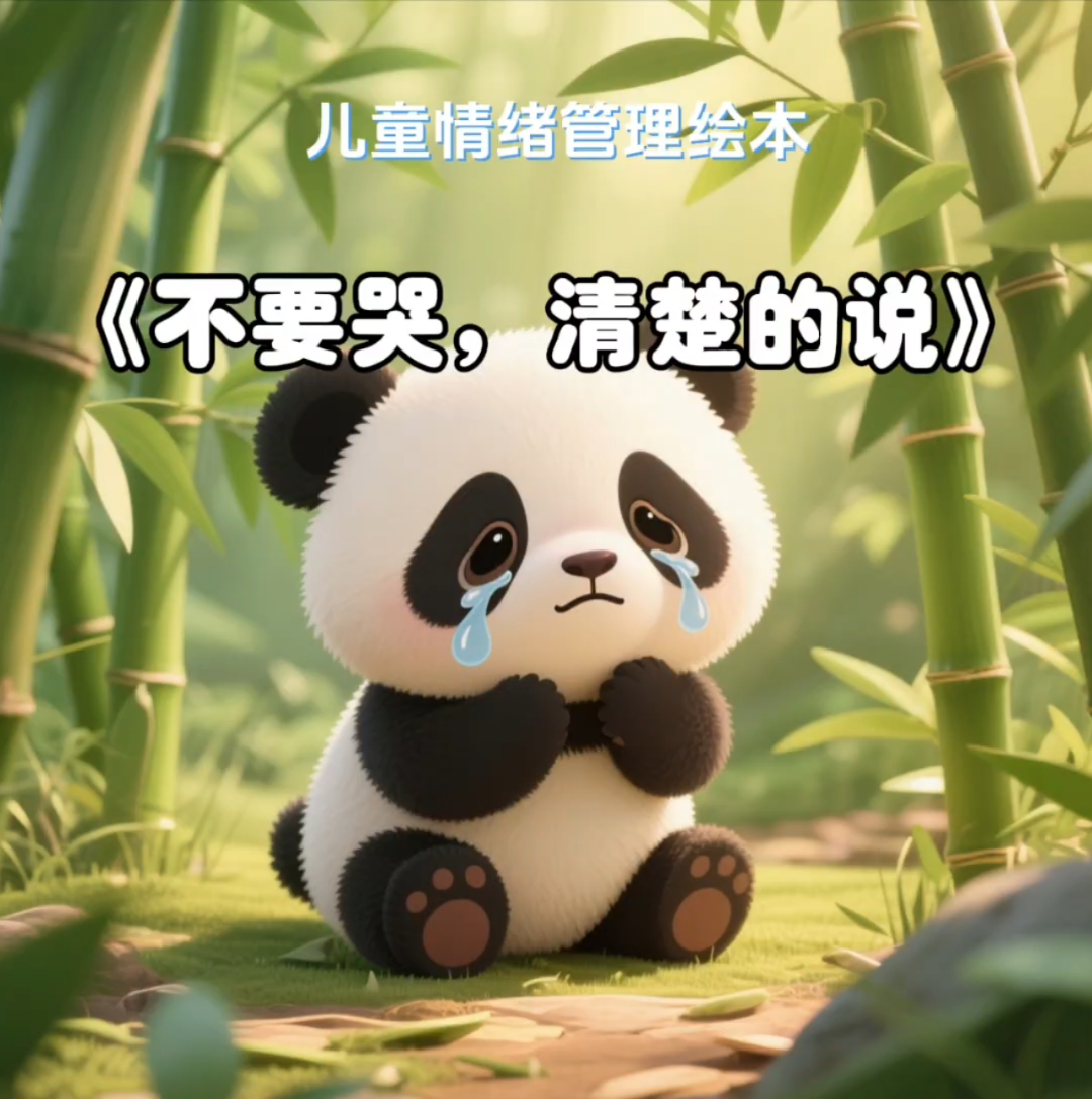 儿童情绪管理绘本之《不要哭,清楚的说》