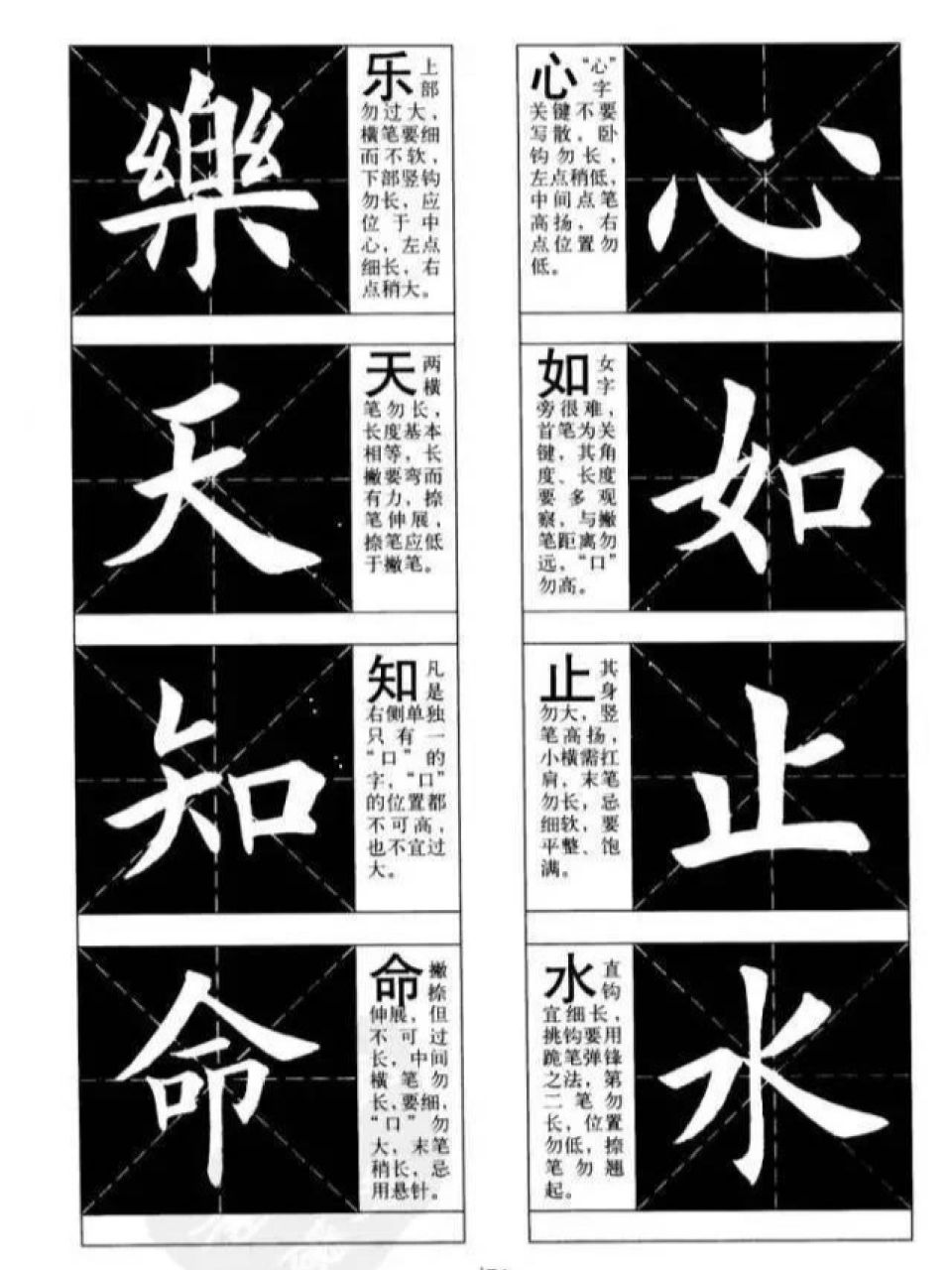 13欧阳询欧楷楷体书法字帖(一笔一画教程) 16615乐天知命,心如