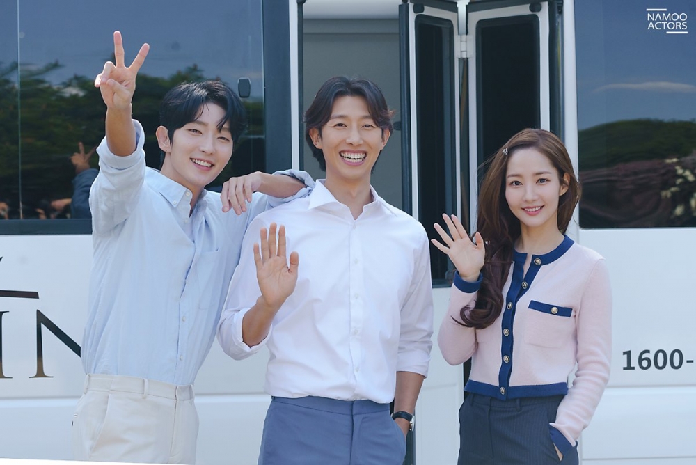 同门神仙合作!李准基,朴敏英,宋江合体拍广告,一波花絮照公开