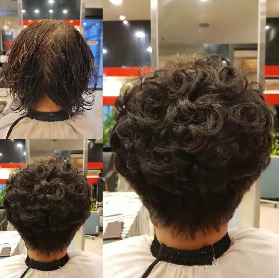 这才是最适合老年人的卷发,蓬松饱满又显发量多,简单随意又实用