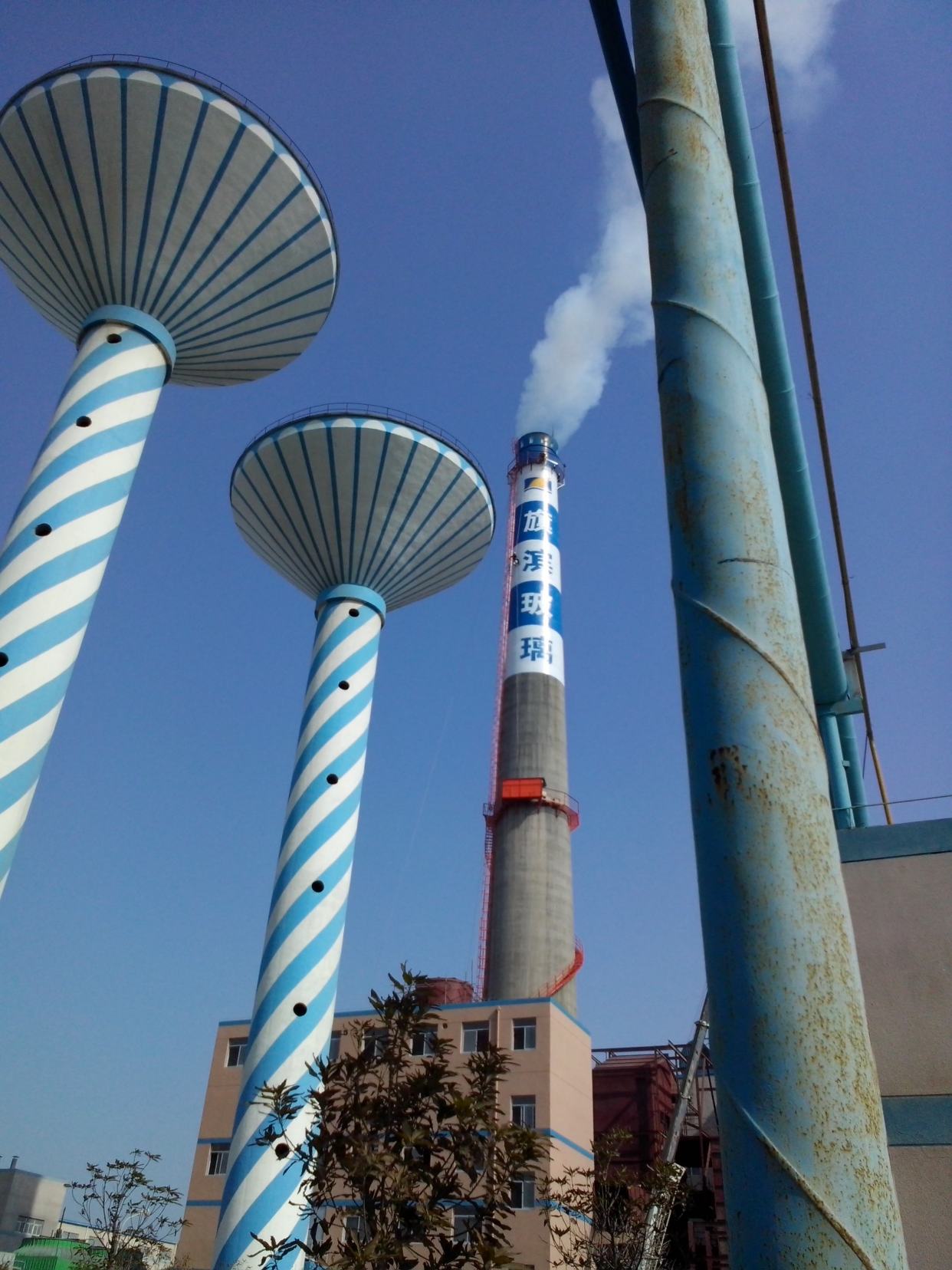 倒锥壳水塔 广前建设