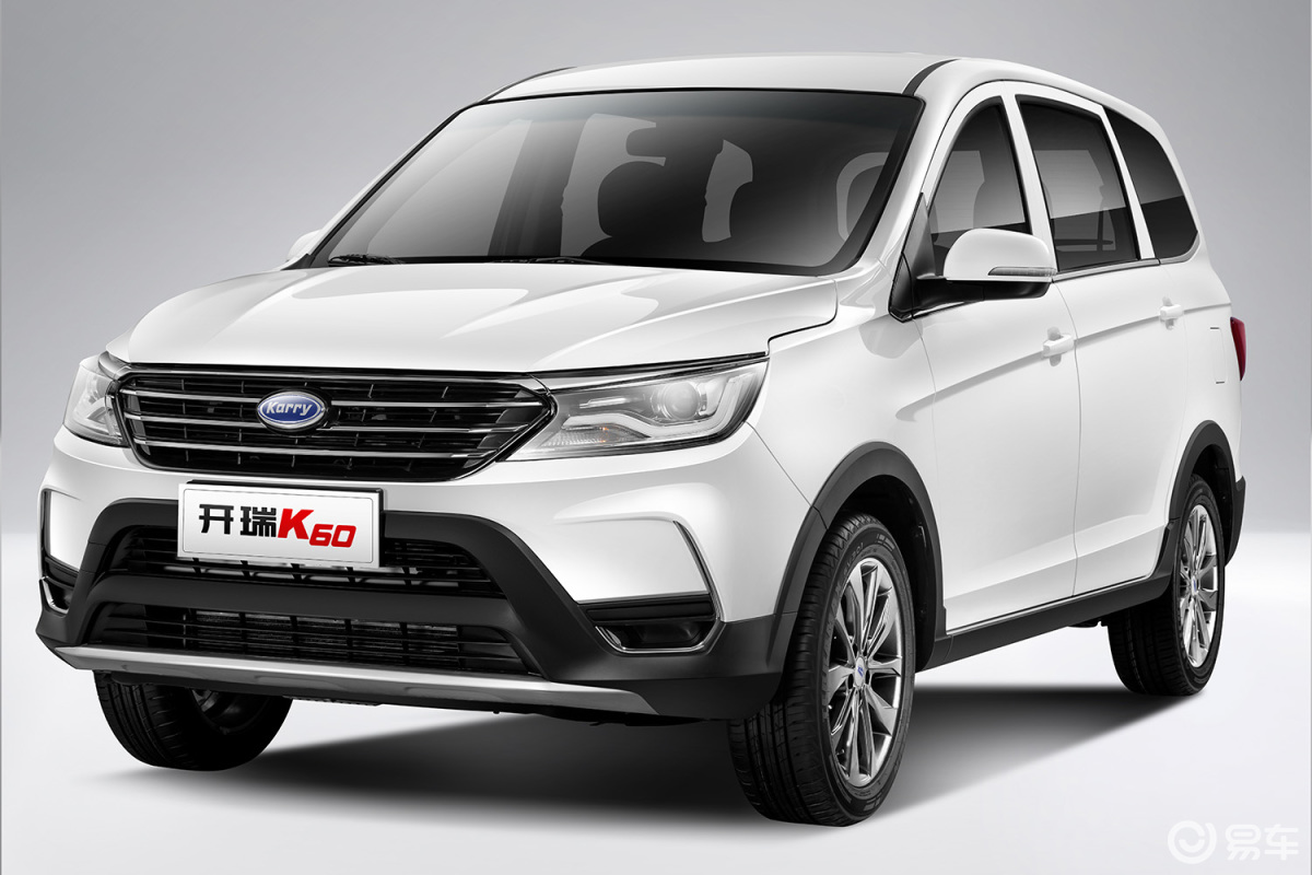开瑞k60,前脸整体比较沉稳,十分有辨识度稳重大气年轻时尚