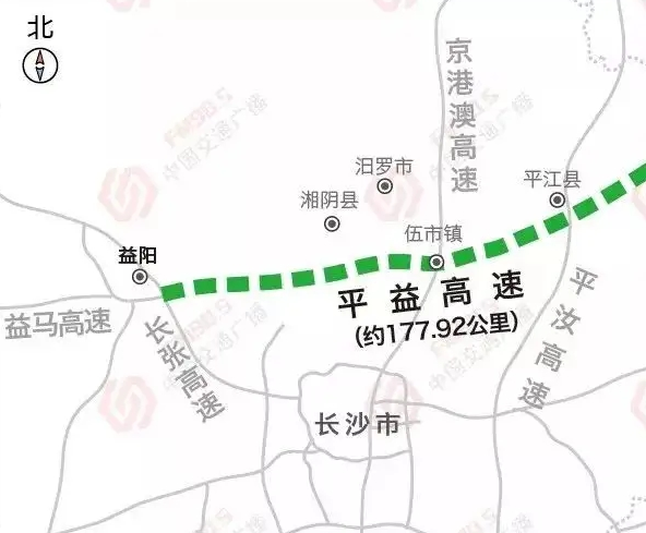 平洞高速公路走向图图片