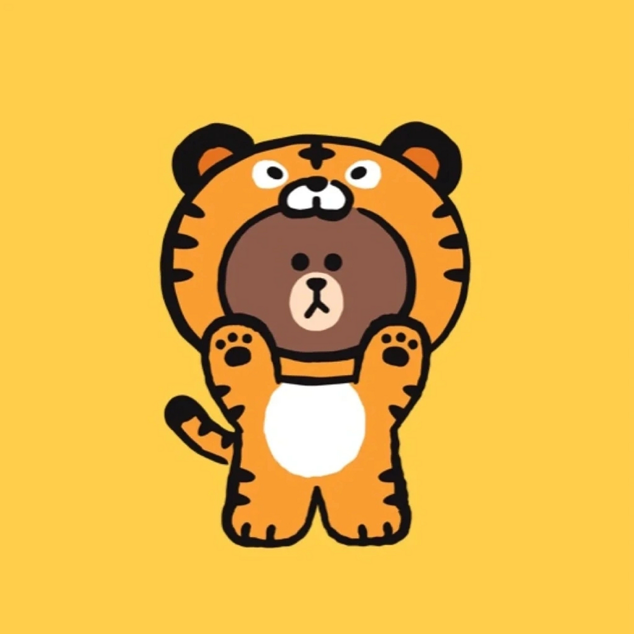 论可爱,还得是布朗熊 来看看这组老虎的布朗熊吧 牛尾系着金拢财气,虎