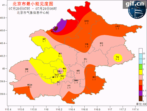北京市7月29日下午至7月31日未来三天高湿闷热天气持续