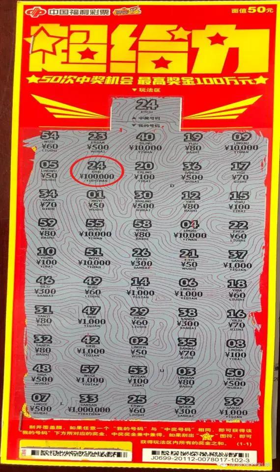 陇南彩民"超给力",刮彩票中奖20万