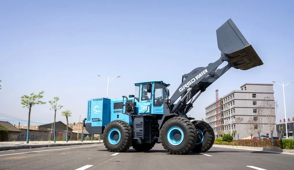 首台配套氢能源装载机下线,天能氢电再获行业大奖