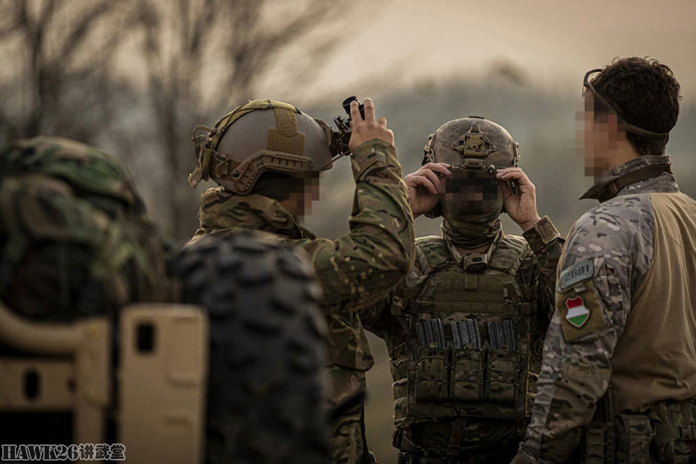 匈牙利特种部队实战演习 全套装备与美军看齐 进行夜间实弹训练
