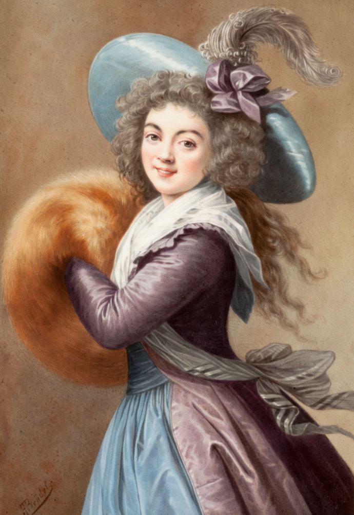 古典油画中戴礼帽的贵夫人们︱艺术名画