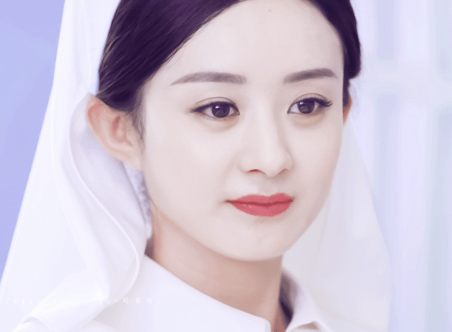 赵丽颖穿上护士装,简直是我心中的小百合啊!