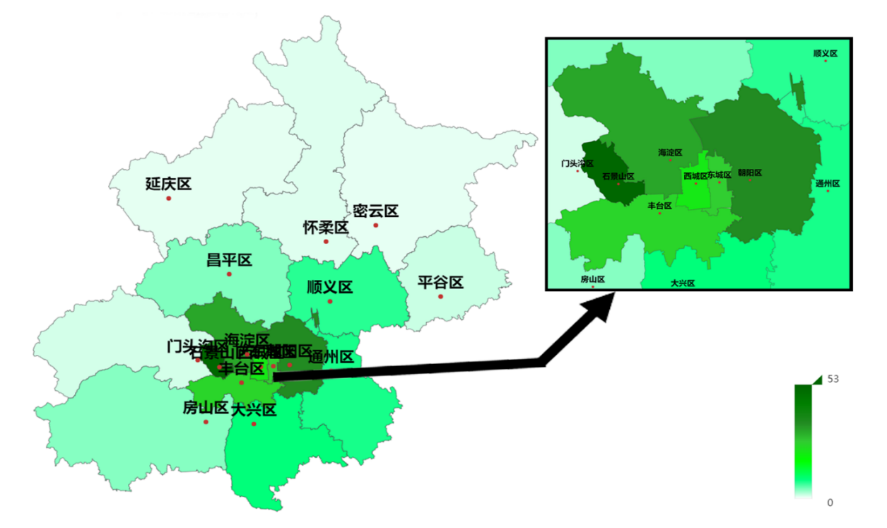 北京市城市边缘地区与中心地区的差异性分析 - 帆软数据分析大赛