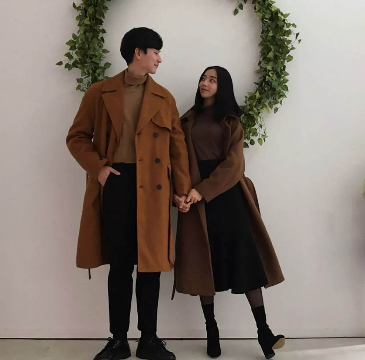 冬季穿情侣装要甜也要保暖,9套穿搭可盐可甜,好看时髦又实用