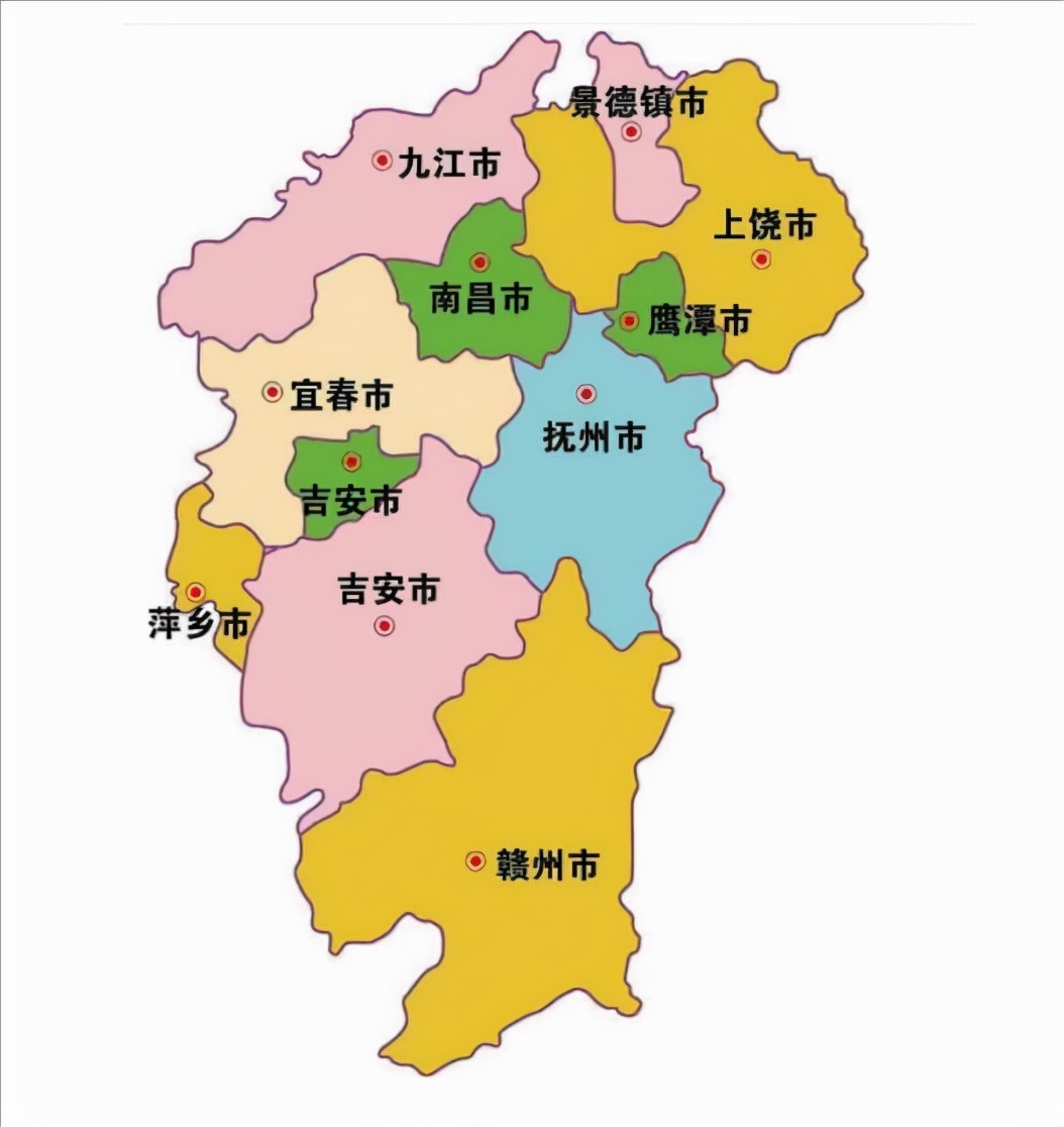 南昌市各区划分地图图片