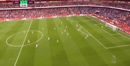 英超阿森纳vs曼城比赛回顾_萨卡进球罗德里绝杀_英超-b费点射迪亚洛绝杀 曼联2-1逆转曼城