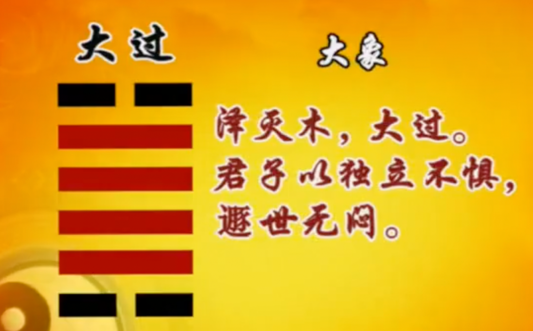 易经笔记《易经的智慧》第71集:大过卦(上)大过大悟