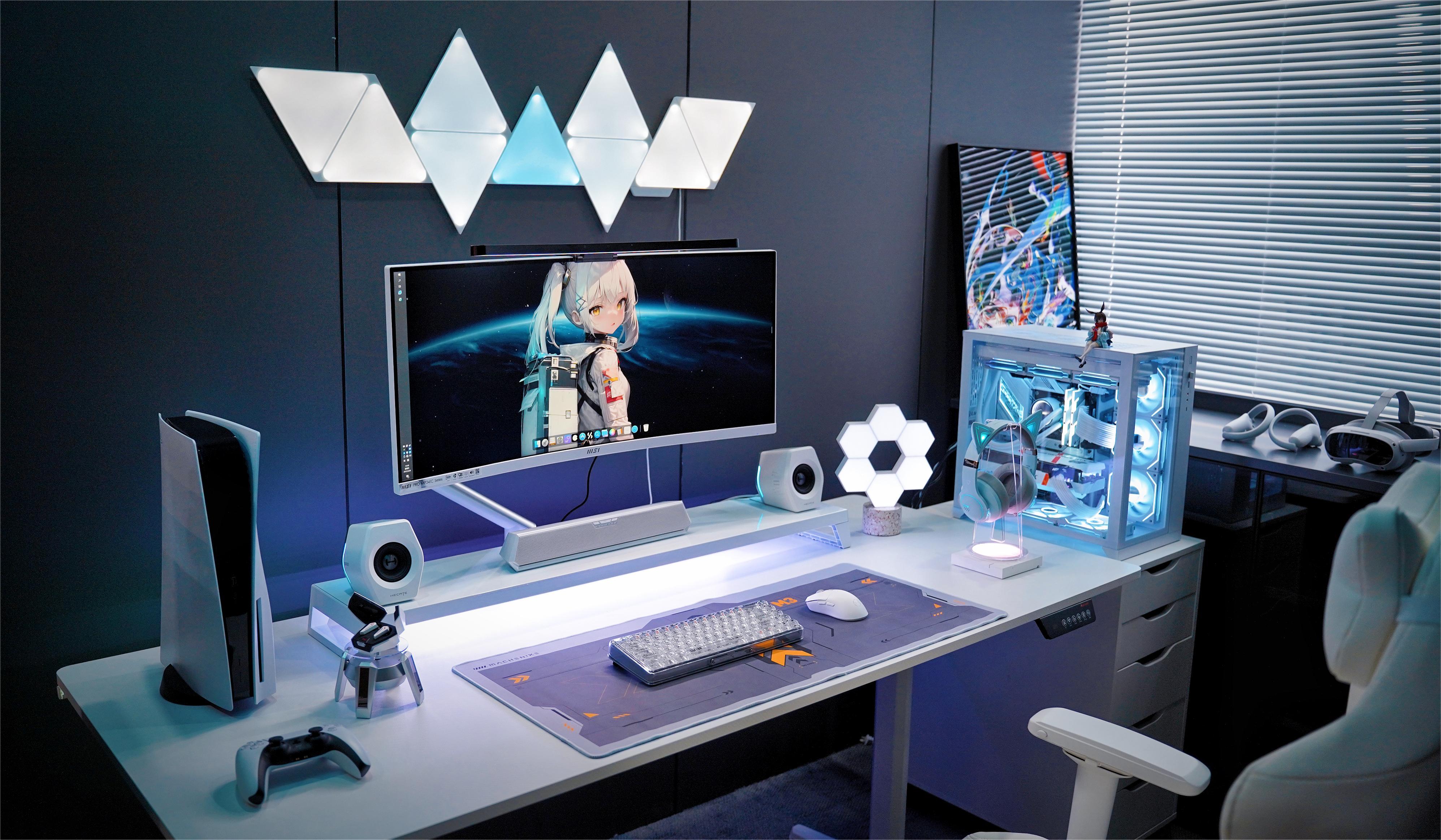 电竞升降桌合集|百变光污染桌搭,欢迎围观!