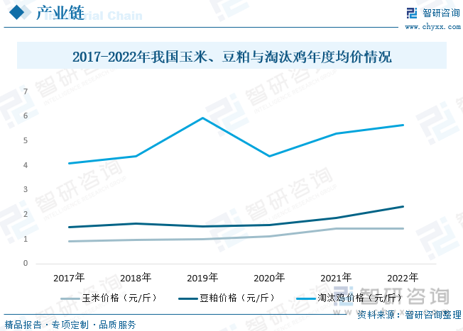 鸡价格行情走势2023年=2021年一2022年鸡价怎样