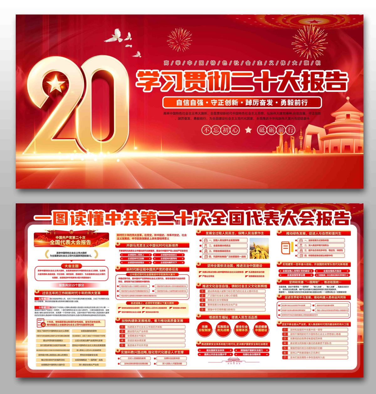 20大展板/宣传栏报告图片设计模板分享