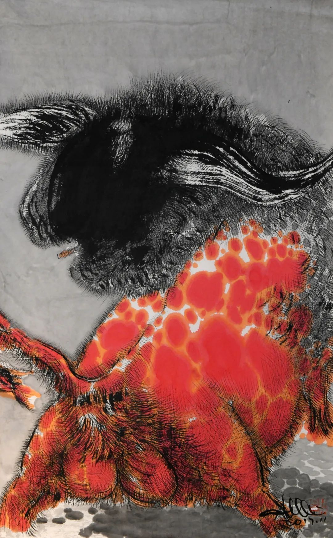 关玉良书画作品——中国牛系列|北京银座在线