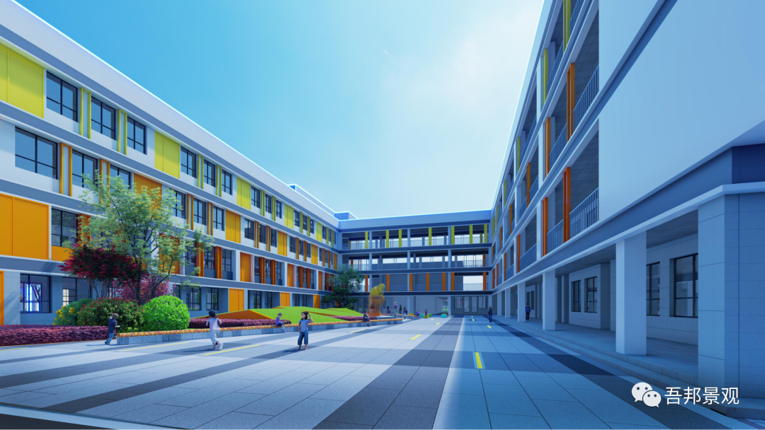 韵律编织未来:江苏无锡锡山区第二实验小学景观设计