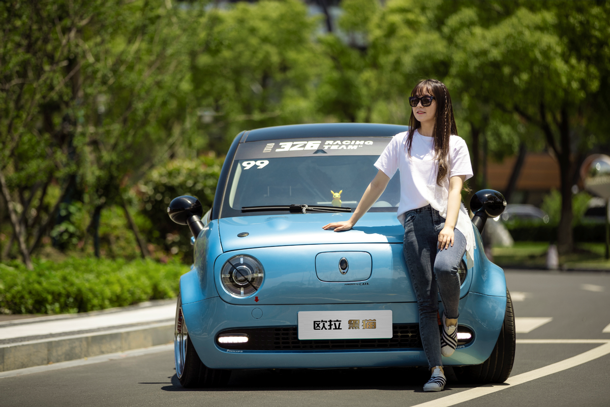 史上最可爱改装车!欧拉黑猫城市颜究院简直不要太潮