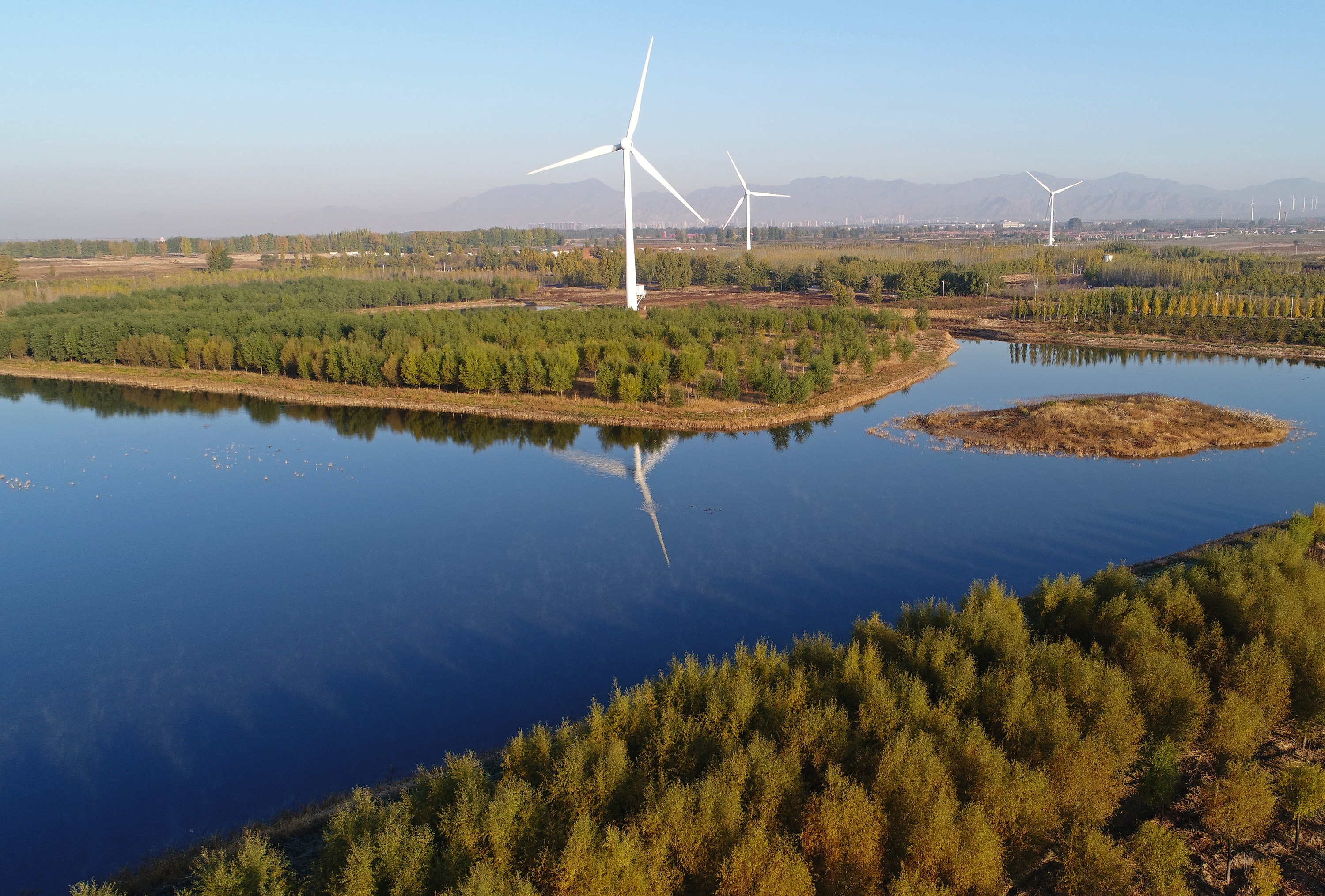 河北怀来官厅水库国家湿地公园开园(2)