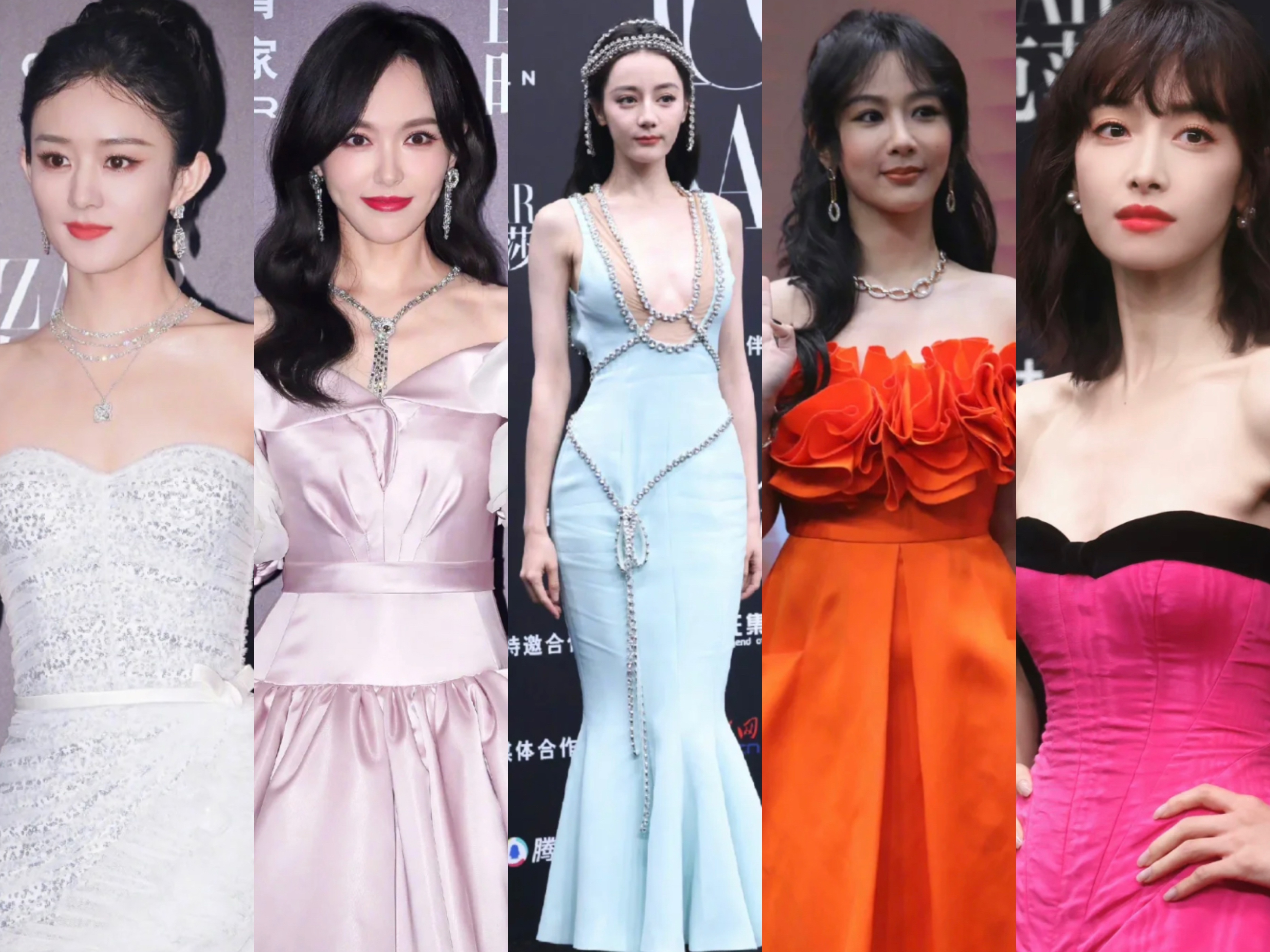 女星时尚芭莎生图翻车?杨紫烟熏妆太冲击,热巴被嘲用力过猛