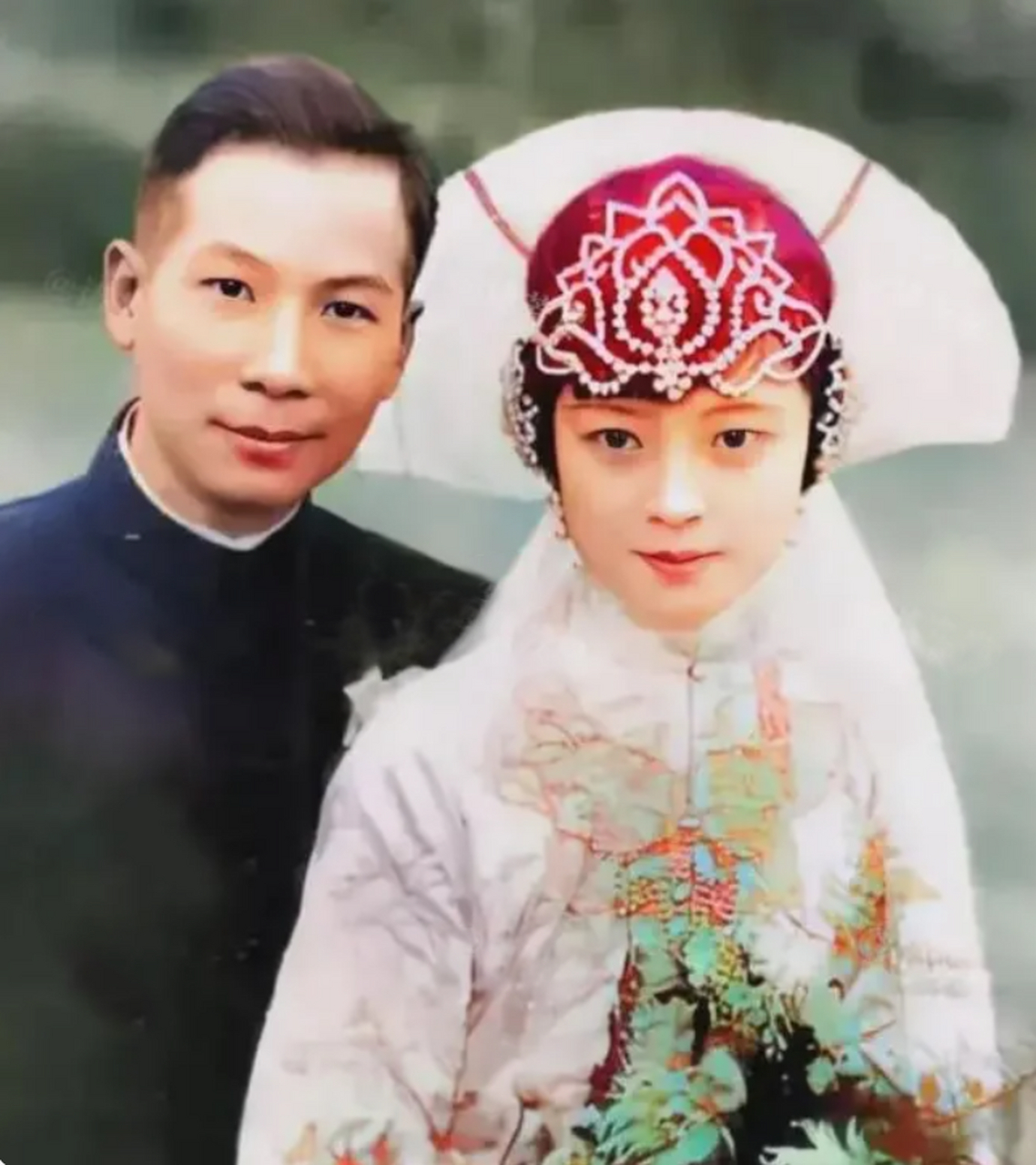 在后来遇到了许淑珍,决定共度一生.