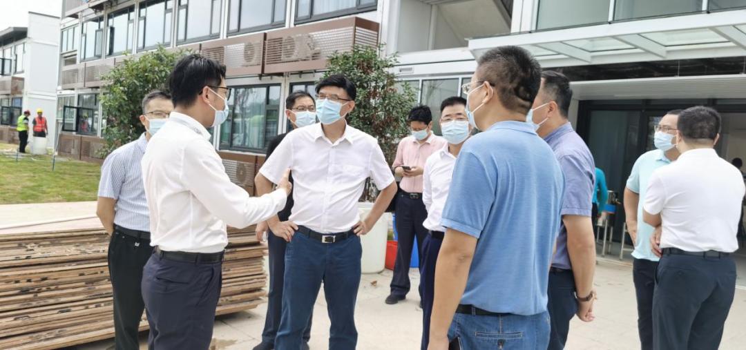 市国资委陈浩钿主任带队调研广州市国际健康驿站项目推进工作情况