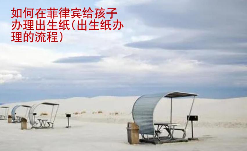 如何在菲律宾给孩子办理出生纸