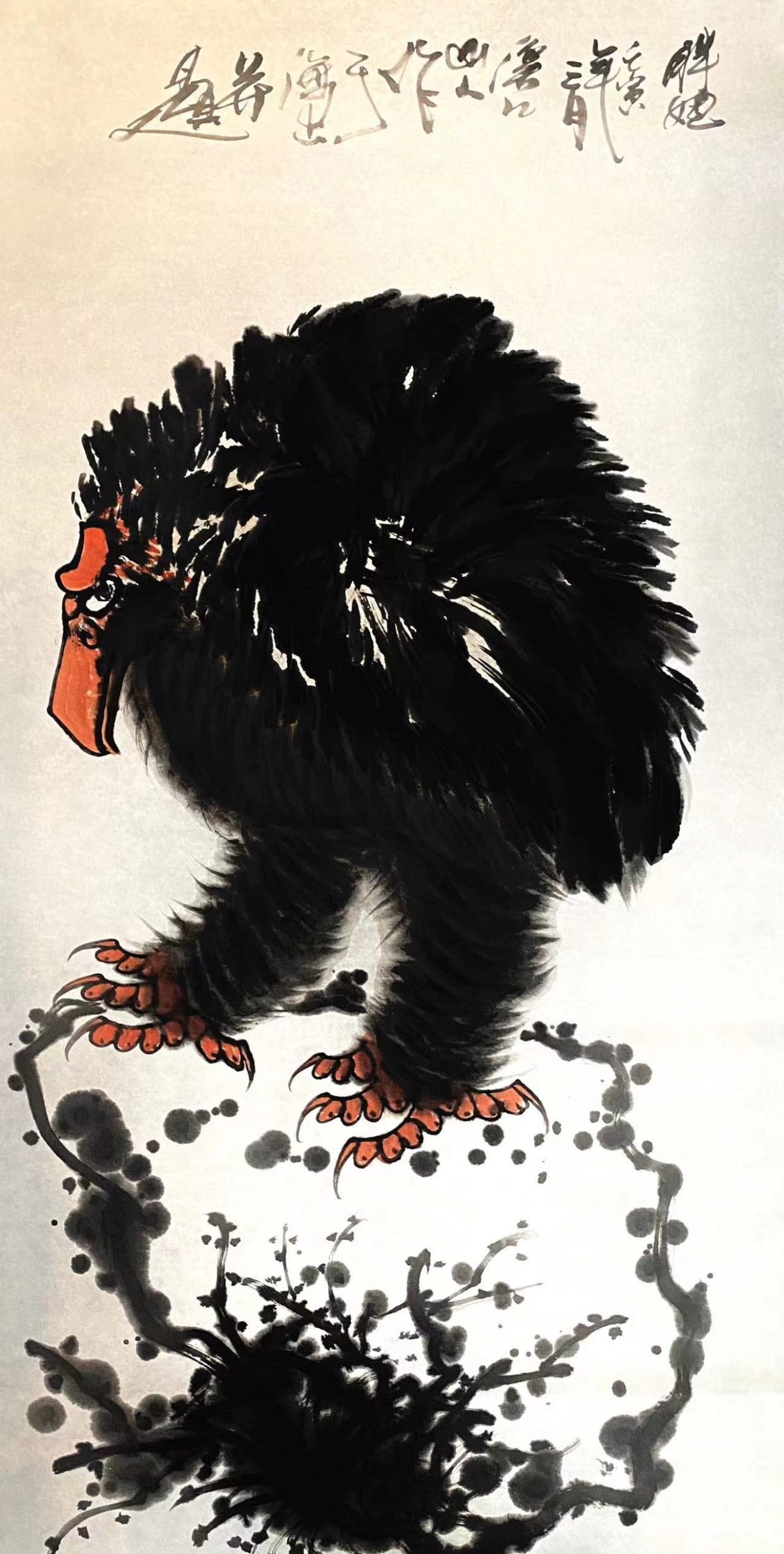 当代画坛有鹰痴之美誉国画大家朱祖国作品欣赏