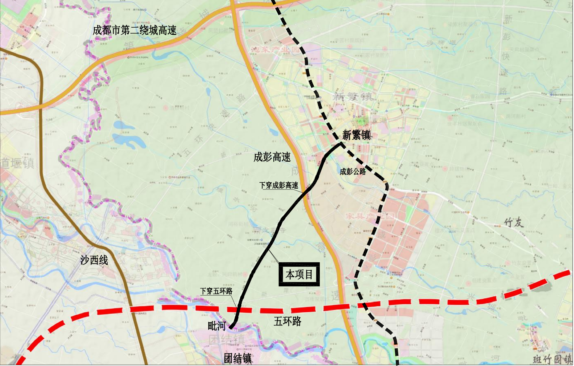 新都区新繁街道新犀路(成彭路口—郫都界)将于7月1日起封闭施工