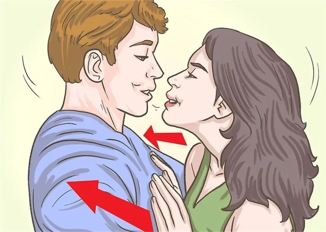 学会如何在亲亲时运用双手