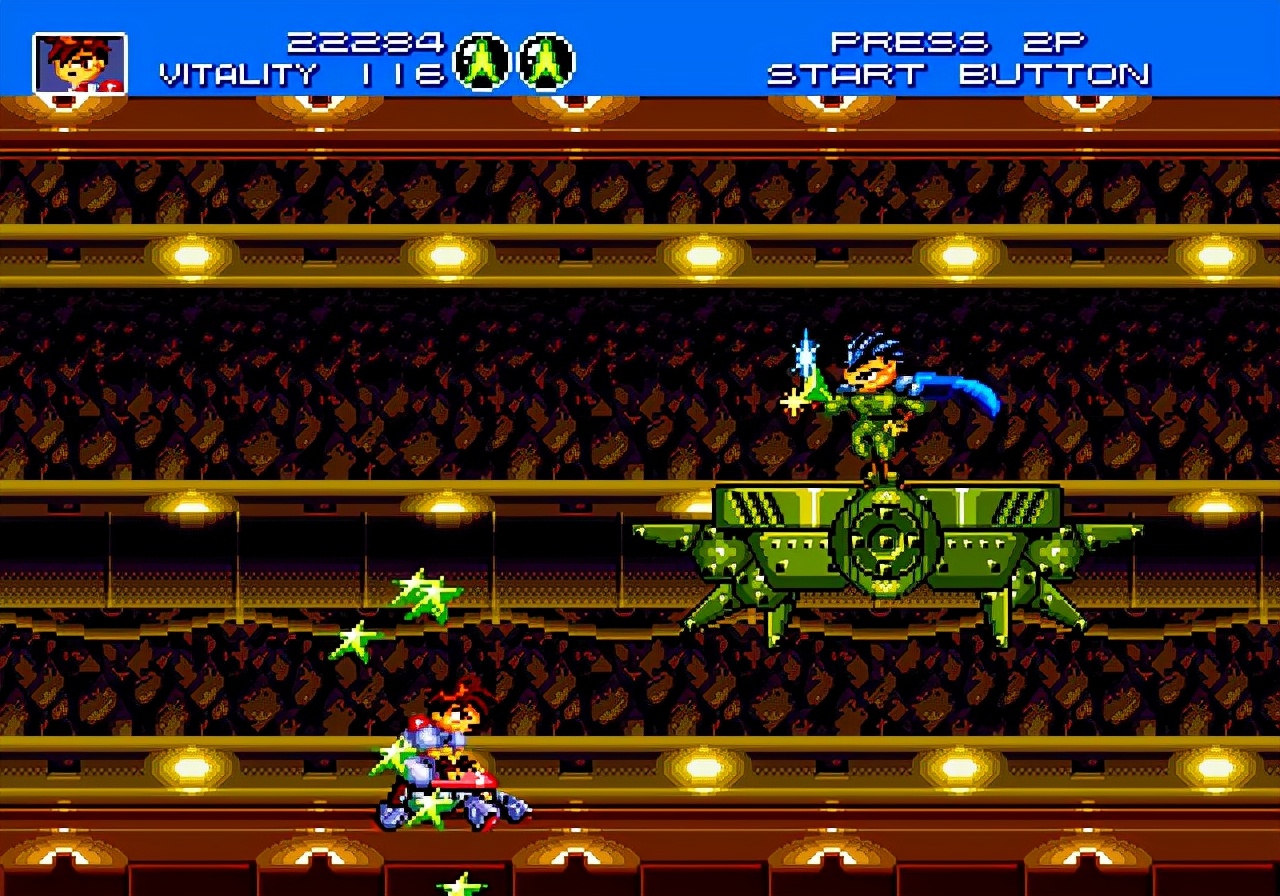 世嘉md《火枪英雄》游戏剧情你看懂了吗?主角很可能被人利用了!