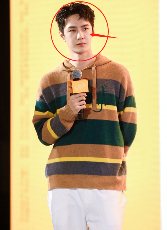 王一博参加线下活动,彩虹装太适合他,生图的脸我没看错吧?