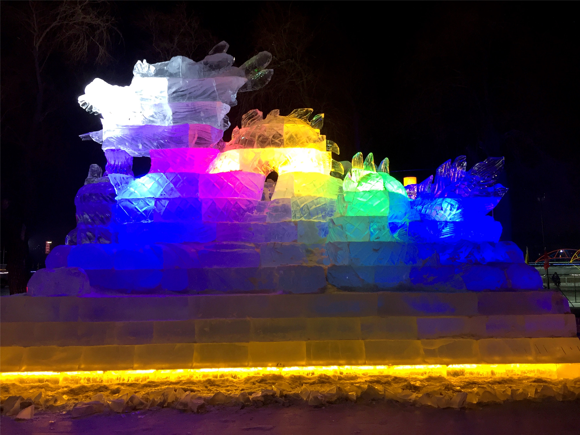 2022长春南湖冰灯 大变样 添了很多新元素