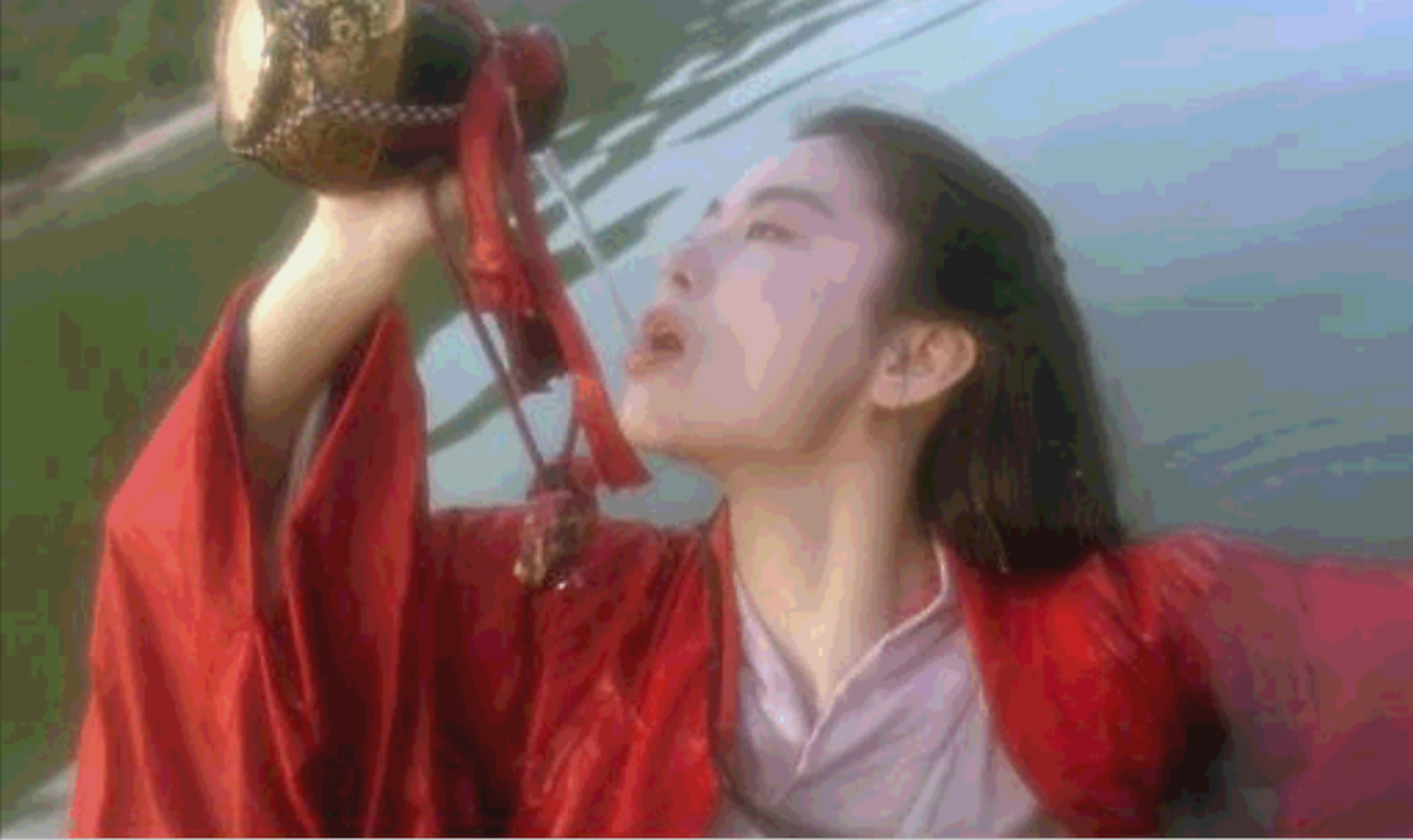 1992年,徐克不顾金庸反对,坚持选林青霞出演"东方不败",两人开启了