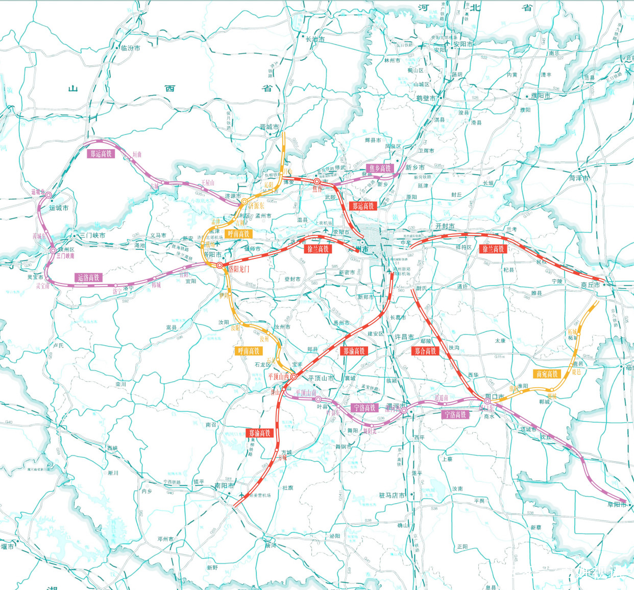 宁洛高铁最新规划图图片