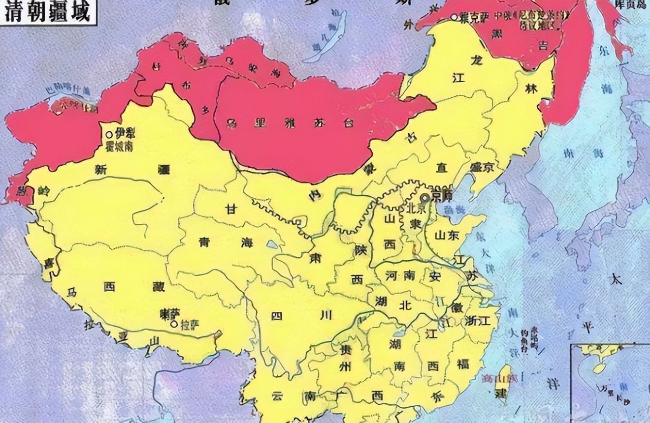 清朝丢失多少国土?百年前绘制的国耻地图揭开谜底,令人悲愤