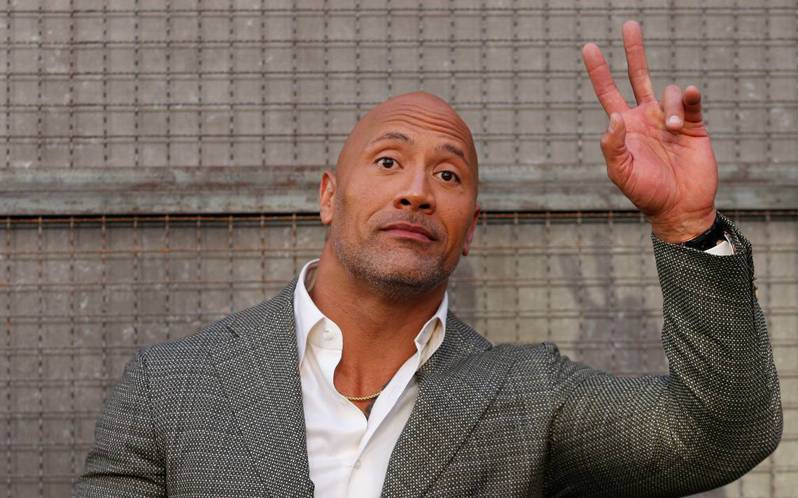 外媒报导指出,有高达46%的受访民众,支持巨石强森选美国总统.