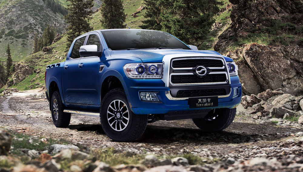 新款大领主阳刚硬派,排量达到国六标准,气势不输美式皮卡