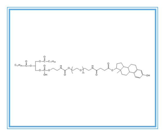 高分子peg:estrogen-peg-dspe,硬脂酰基磷脂酰乙醇胺peg雌激素